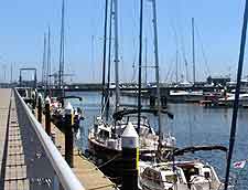 Photo of harbour, next to the Bay Bridge