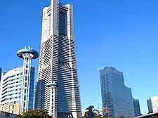 View of the glitzy Minato Mirai complex