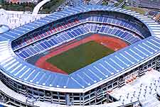 Picture of Yokohama Stadium taken from high above