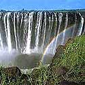 Photo of the Victoria Falls, on the border of Zambia